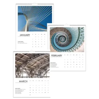 House of Doolittle™ 100% Recycled Abstract Architecture Photos Wall Calendar, 14" x 11", 12-Month, 2025