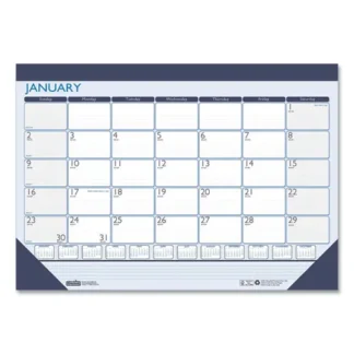 House of Doolittle™ 100% Recycled Contempo Desk Pad Calendar