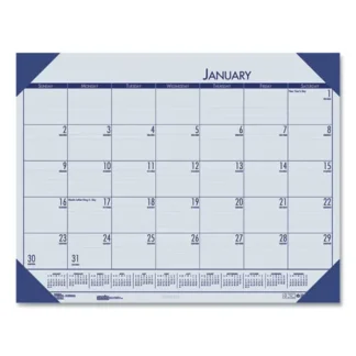 House of Doolittle™ EcoTones® 100% Recycled Monthly Desk Pad Calendar