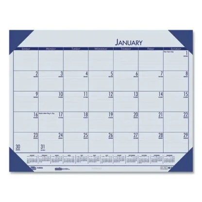House of Doolittle™ EcoTones® 100% Recycled Monthly Desk Pad Calendar
