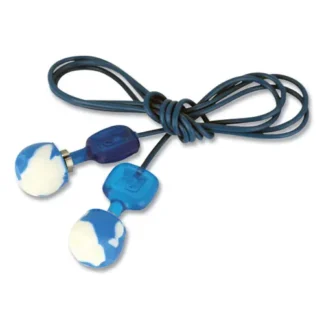 Howard Leight® by Honeywell TrustFit Trak Detectable Reusable Corded Foam Earplugs, One Size Fits Most, 29 dB NRR, Blue, 1,000/Carton