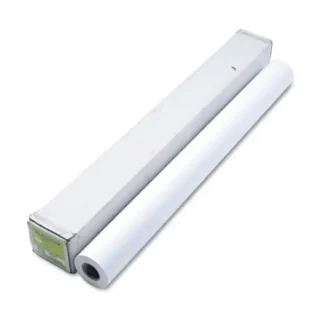 HP DesignJet Inkjet Large Format Paper, 4.9 mil, 42" x 150 ft, Coated White