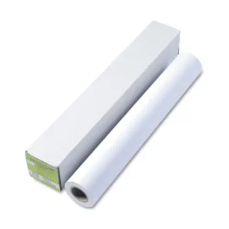 HP DesignJet Inkjet Large Format Paper, Coated, 24" x 100 ft, 6.1 mil, White