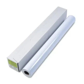 HP DesignJet Inkjet Large Format Paper, High-Gloss White, 36" x 100 ft, 7 mil