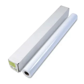 HP DesignJet Inkjet Large Format Paper, High-Gloss White, 7 mil, 42" x 100 ft