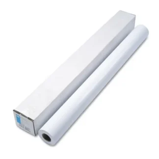 HP DesignJet Large Format Paper for Inkjet Prints, Gloss White, 7 mil, 42" x 100 ft