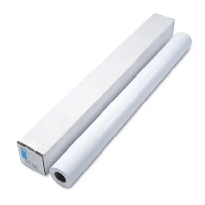 HP DesignJet Large Format Paper for Inkjet Prints, Gloss White, 7 mil, 42" x 100 ft