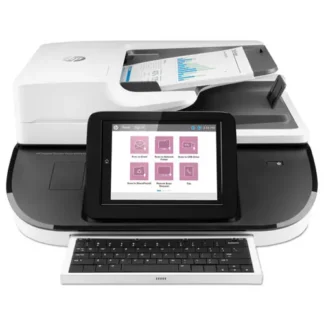 HP Digital Sender Flow 8500 fn2 Document Capture Workstation, 600 dpi Optical Resolution, 150-Sheet Duplex Auto Document Feeder