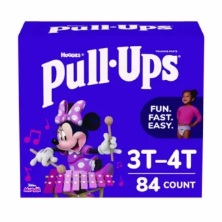 Huggies® Learning Designs Potty Training Pants for Girls, Size 5, 3T-4T, 32-40 lbs, 84/Carton