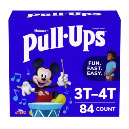 Huggies® Pull-Ups Learning Designs Potty Training Pants for Boys, Size 5, 3T-4T, 32-40 lbs, 84 Count