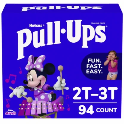 Huggies® Pull-Ups Learning Designs Potty Training Pants for Girls, 2T-3T, 16-34 lbs, 94/Carton