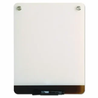 Iceberg Clarity Personal Board, 12" x 16", White Surface, Satin Aluminum Frame