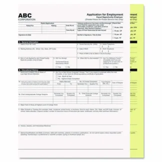 Iconex™ Digital Carbonless Paper, 2-Part, 8.5 x 11, White/Canary, 1,250/Carton