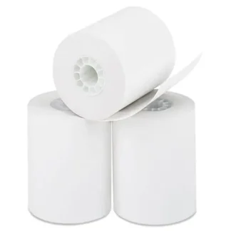 Iconex™ Direct Thermal Printing Paper Rolls, 0.45" Core, 2.25" x 85 ft, White, 50/Carton