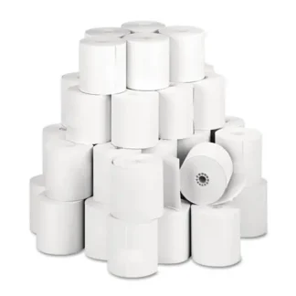 Iconex™ Direct Thermal Printing Thermal Paper Rolls, 3.13" x 273 ft, White, 50/Carton