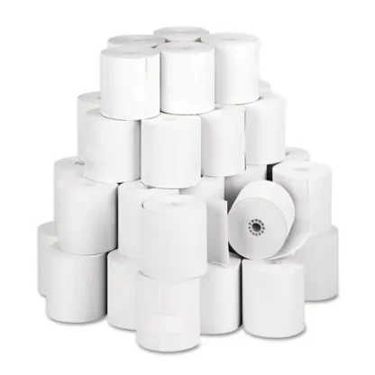 Iconex™ Direct Thermal Printing Thermal Paper Rolls, 3.13" x 273 ft, White, 50/Carton