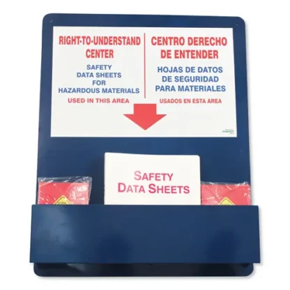 Impact® Bilingual "Right-To-Understand" SDS Center, Blue/White/Red