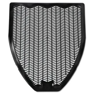 Impact® Disposable Urinal Floor Mat, Nonslip, Fresh Blast Scent, Black, 6/Carton