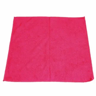 Impact® Lightweight Microfiber Cloths, 16 x 16, Red, 240/Carton