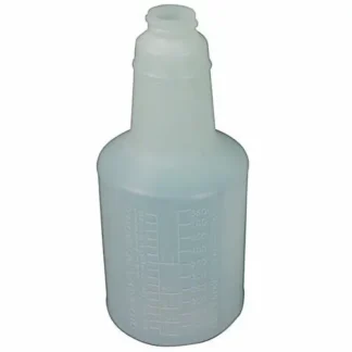 Impact® Plastic Bottles with Graduations, 24 oz, Clear, 24/Carton