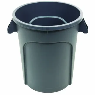 Impact® Value-Plus Containers, 20 gal, Low-Density Polyethylene, Gray