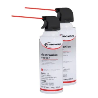 Innovera® Compressed Air Duster Cleaner, 2/Pack