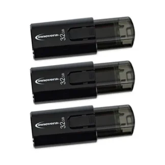 Innovera® USB 3.0 Flash Drive, 32 GB, 3/Pack