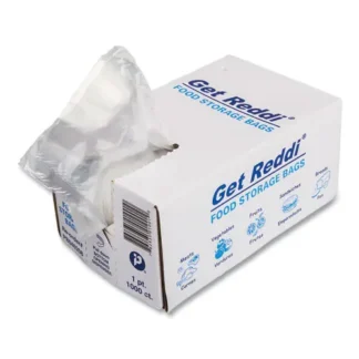 Inteplast Group Food Bags, 16 oz, 4" x 2" x 8", Clear, 1,000/Carton