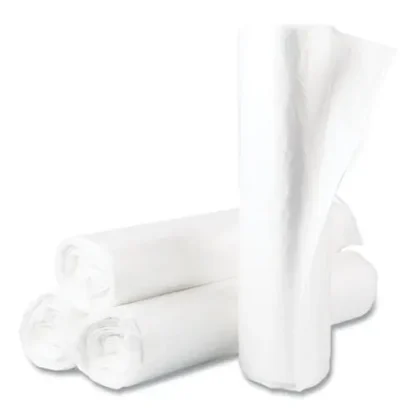 Inteplast Group High-Density Commercial Can Liner Value Pack, 45 gal, 14 mic, 40" x 46", Natural, Interleaved Roll, 25 Bags/Roll, 10 Rolls/CT