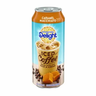 International Delight® Iced Coffee, Caramel Macchiato, 15 oz Can, 12/Carton