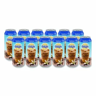 International Delight® Iced Coffee, Vanilla, 15 oz Can, 12/Carton