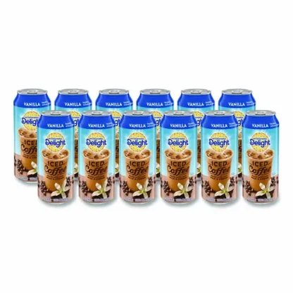 International Delight® Iced Coffee, Vanilla, 15 oz Can, 12/Carton