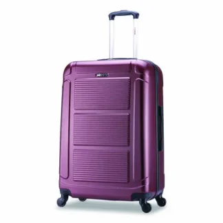 InUSA Luggage Pilot Hard Side Carry-On Suitcase, Four-Wheeled Spinner, Wine