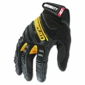 Ironclad SuperDuty Gloves, Medium, Black/Yellow, 1 Pair