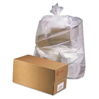Jaguar Plastics® Industrial Drum Liner Rolls, 60 gal, 2.5 mil, 38" x 65", Clear, 50/Carton
