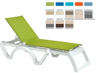 JAMAICA Beach Adjustable Sling Chaise