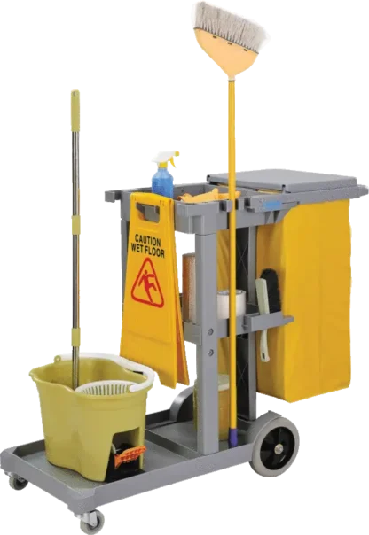Janitor Cart w/ 25 Gallon Vinyl Bag
