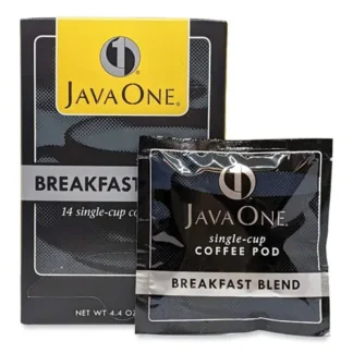 Java One® Coffee Pods, Breakfast Blend, Single Cup, 14/Box