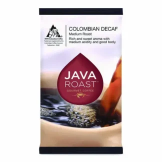 Java Roast™ Gourmet Coffee Ground Coffee, Columbian Decaf, 1.25 oz Packet, 42/Carton