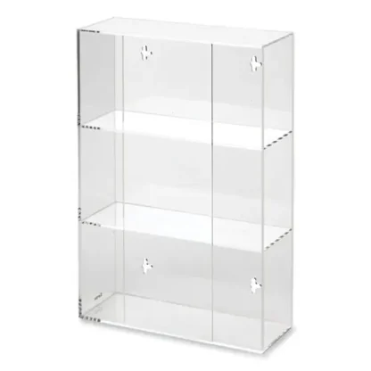 Kantek Triple Glove Dispenser, Clear, 10" x 4" x 16"