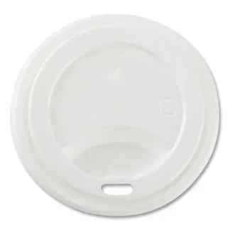 Karat® Hot Cup Lids, Sipper Lid, Fits 8 oz Hot Cups, Plastic, White, 1,000/Carton