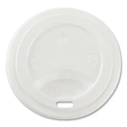 Karat® Hot Cup Lids, Sipper Lid, Fits 8 oz Hot Cups, Plastic, White, 1,000/Carton