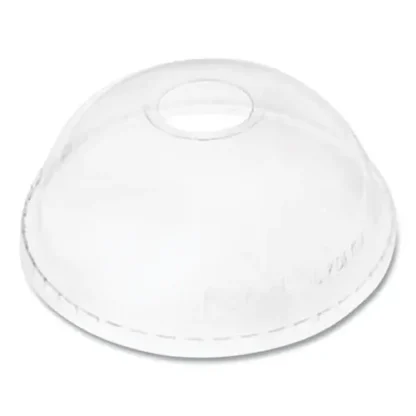 Karat® PET Dome Lids for 32 oz Cold Cups, Clear, Plastic, 500/Carton