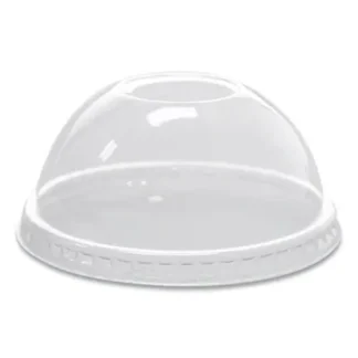 Karat® PET Lids, Dome Lid, Fits 8 oz to 10 oz Cold Cups, Plastic, Clear, 1,000/Carton
