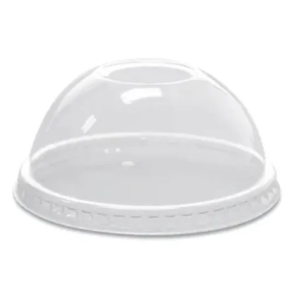 Karat® PET Lids, Dome Lid, Fits 8 oz to 10 oz Cold Cups, Plastic, Clear, 1,000/Carton