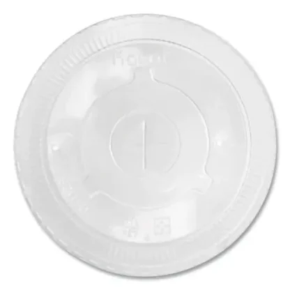 Karat® PET Lids, Flat, Fits 32 oz Cold Cups, Clear, 600/Carton