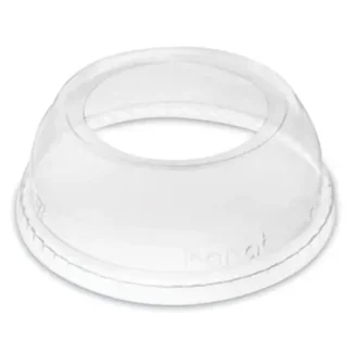 Karat® PET Lids, Wide Opening Dome, Fits 12 oz to 24 oz Cold Cups, Plastic, Clear, 1,000/Carton