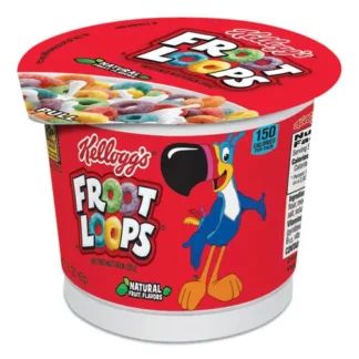 Kellogg's® Froot Loops Breakfast Cereal, Single-Serve, 6 Cups per Box