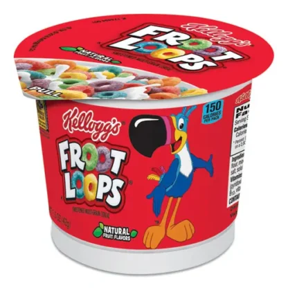 Kellogg's® Froot Loops Breakfast Cereal, Single-Serve, 6 Cups per Box
