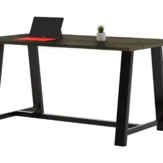 KFI Studios Midtown 3 x 6 FT Conference Table, Barnwood Finish, Standard Height
